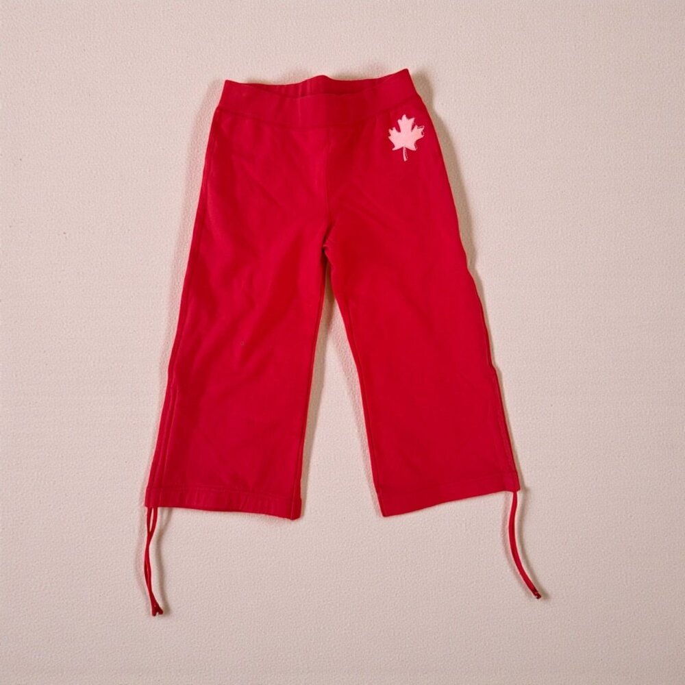 TEAM CANADA Olympics Girls Red Pants Size 16 NEW NWT